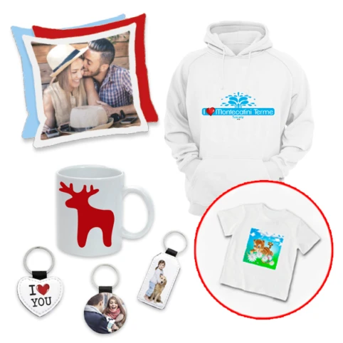 Foto gadgets da personalizzare
