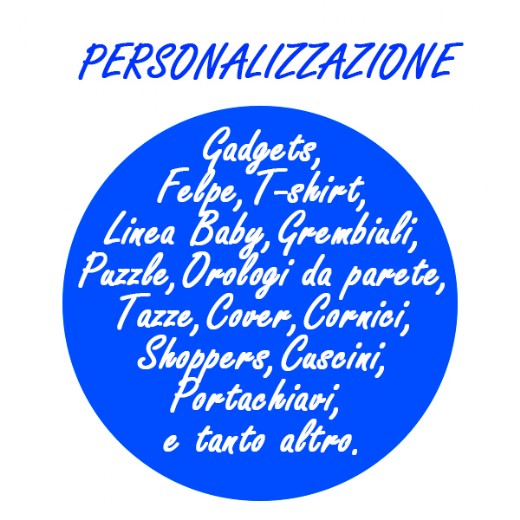 personalizzazione magliette, t-shirt, gadgets, tazze, cuscini, cover, body bimbo/a,